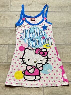 Hello Kitty Tank Top with Pink, Blue & Yellow Accents